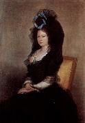 Francisco de Goya Portrat der Narcisa Baranana de Goicoechea oil on canvas
